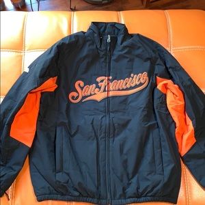 Brand new majestic Sf giants 3-1 jacket